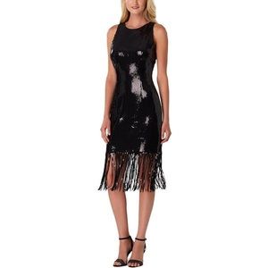Tahari Sequin Sheath Dress